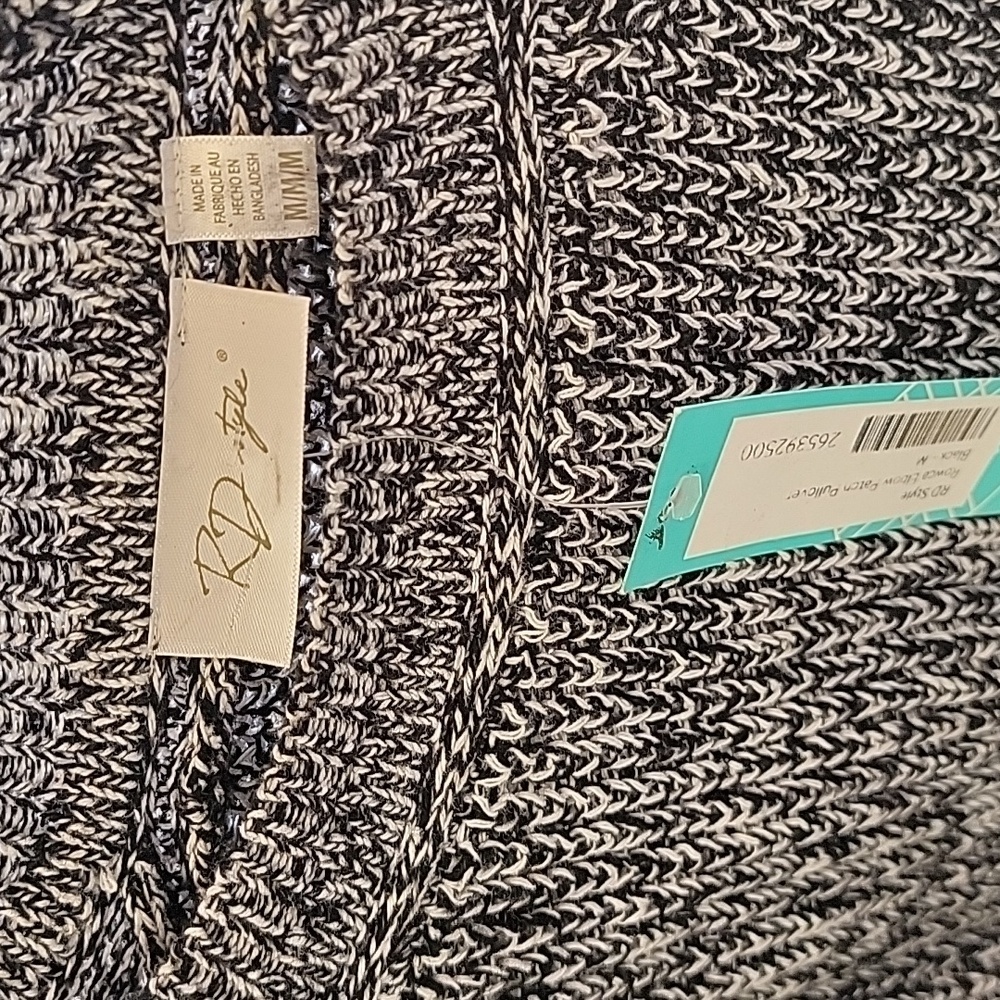 RD Style Monochrome Knit Crew Neck Sweater